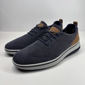 Skechers Mark Nason Casual Cell Wrap Robinson Men's 10 Navy Knit Oxford Sneaker